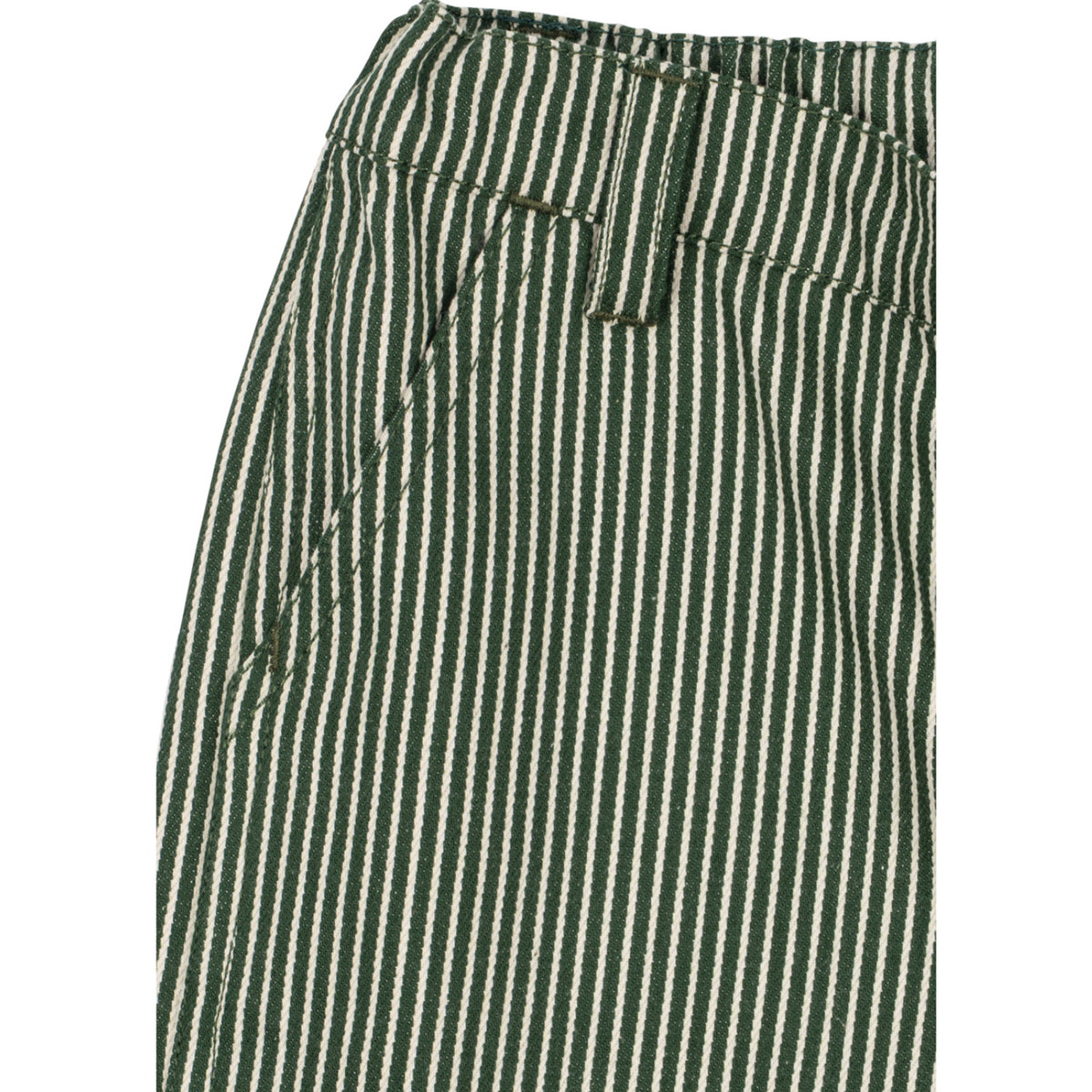 Konges Sløjd Milk Verte Stripe Luc Pants Gots