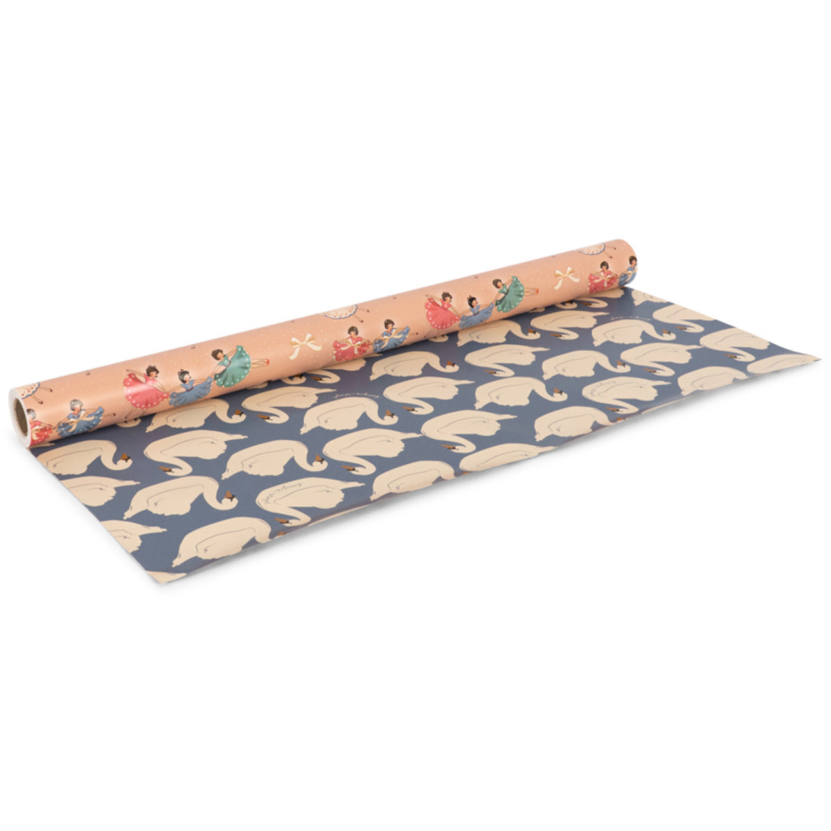 Konges Sløjd Bow Ballerina Blush Wrapping Paper