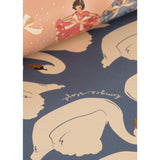 Konges Sløjd Bow Ballerina Blush Wrapping Paper