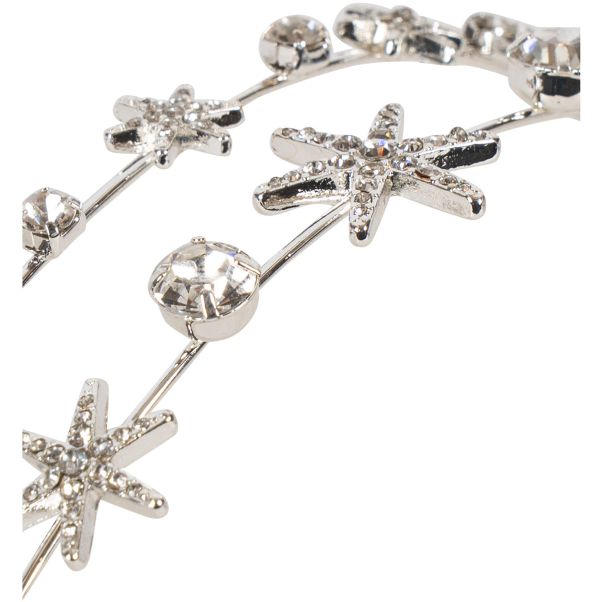 Konges Sløjd Silver Mix Sparkly Star Hairbrace