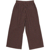 brunobruno nation Marron Plum Check Francis Seersucker Pants