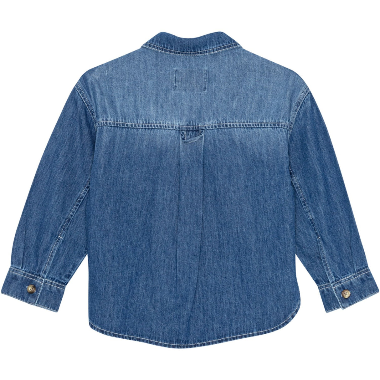 brunobruno nation Mid Blue Denim Ina Denim Shirt