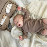 That's Mine Brown Melange Becca Wrap Bodystocking