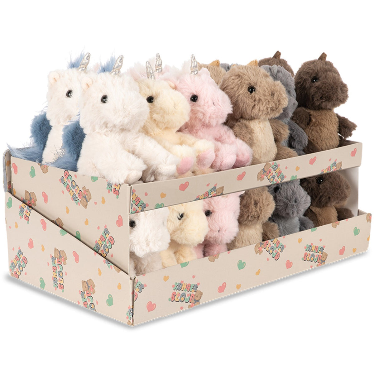 Konges Sløjd Multi Magical Animals Display 24 Pcs