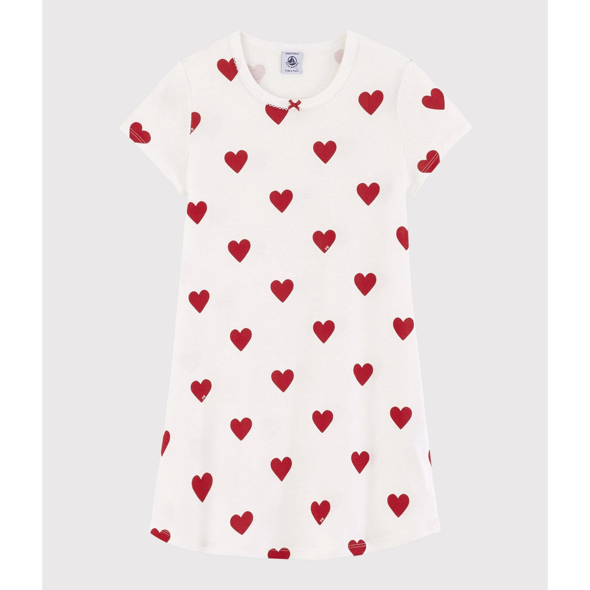 Petit Bateau MARSHMALLOW/TERKUIT Short Sleeves Dress