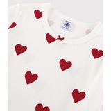 Petit Bateau MARSHMALLOW/TERKUIT Short Sleeves Dress