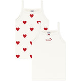Petit Bateau Hearts Chemise Top 2-Pack