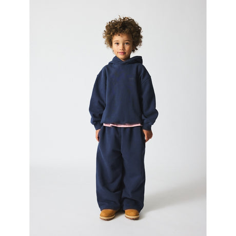 brunobruno nation Mood Indigo Blue Nicolaj Embr Hoodie