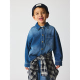 brunobruno nation Mid Blue Denim Ina Denim Shirt
