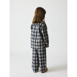 brunobruno nation Mood Indigo Blue Check Francis Navy Check Pants