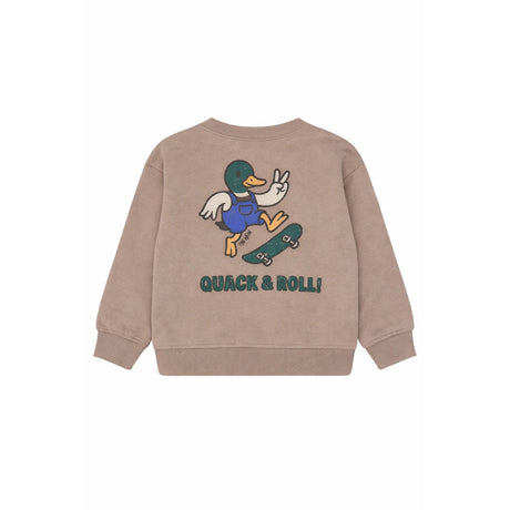 THE NEW Siblings Taupe Gray Tn Tnstvalino Os Sweatshirt