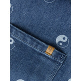 Lil'Atelier Dark Blue Denim Nmmlivo Ls Loose Dnm Shirt 2001-Se Lil
