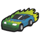 Crocs Lights Up Fire Race Car