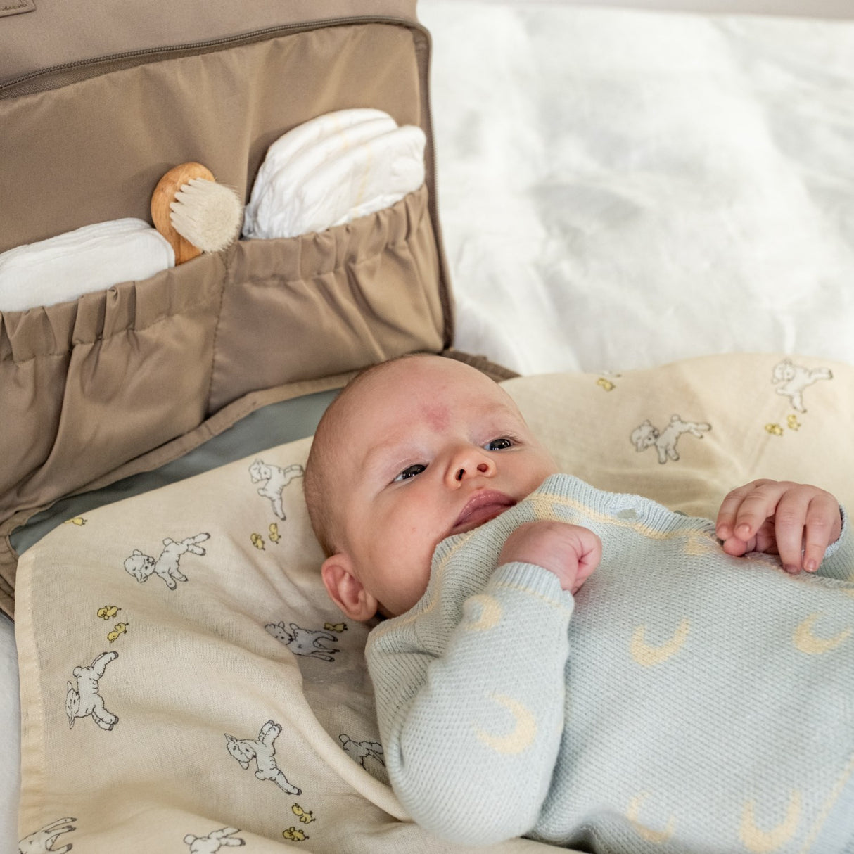 That's Mine Tiny Friends Bora Muslin Cloth 3-Pack