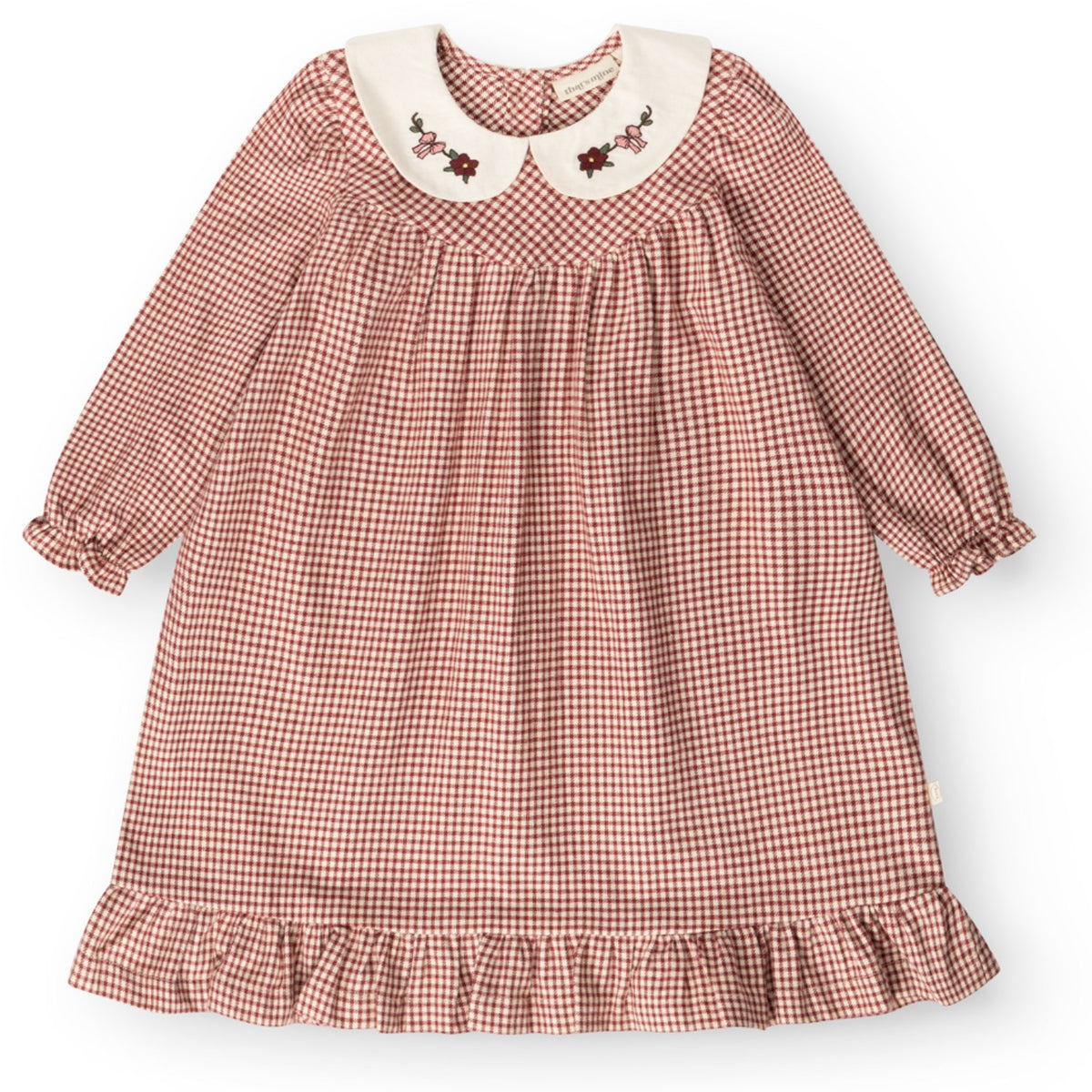 That's Mine Maple Check Marmonia Dress