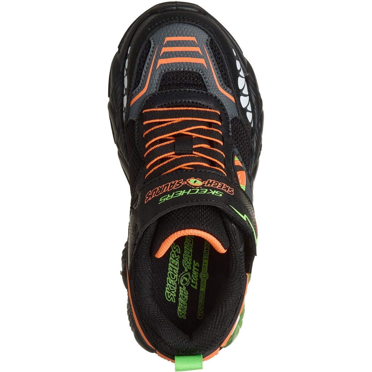 Skechers Black Skech-O-Saurus Lights 3.0