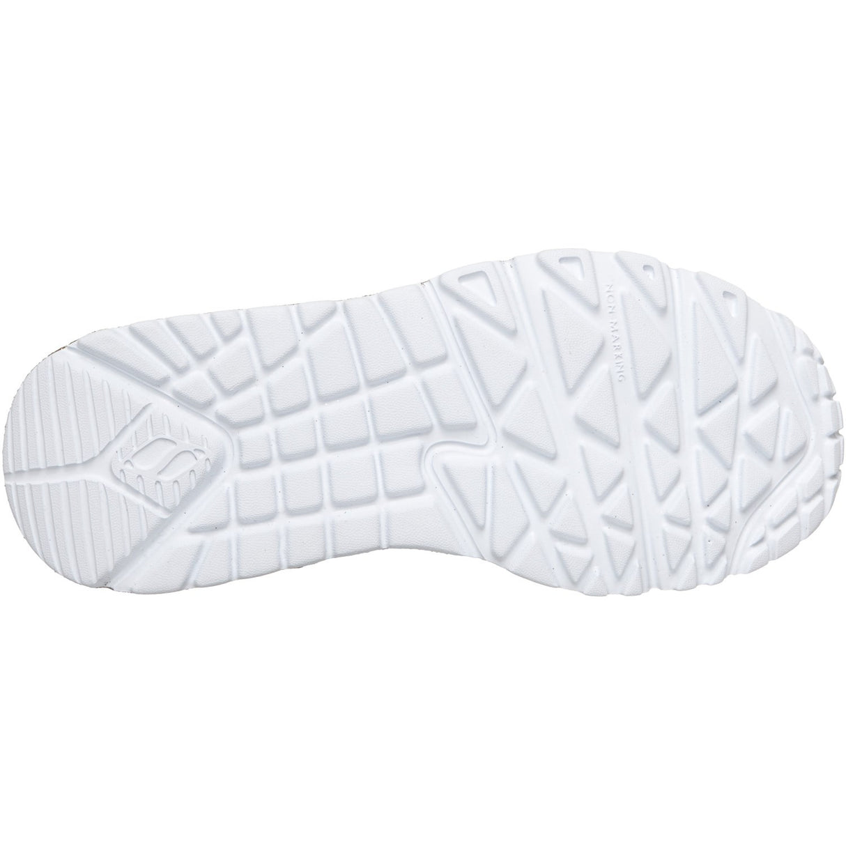 Skechers White Uno Lite - Heartdust Forever