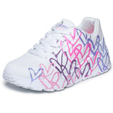 Skechers White JGoldcrown: UNO Lite - Metallic Joy