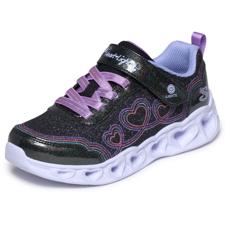 Skechers Black Heart Lights