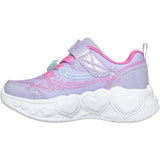 Skechers Purple Enchanted Heart Lights