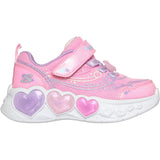 Skechers Pink Enchanted Heart Lights