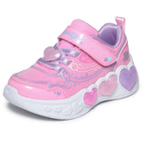 Skechers Pink Enchanted Heart Lights