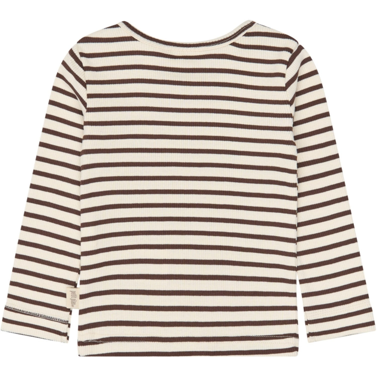 Petit Piao Chestnut Striped Ppsky Blouse