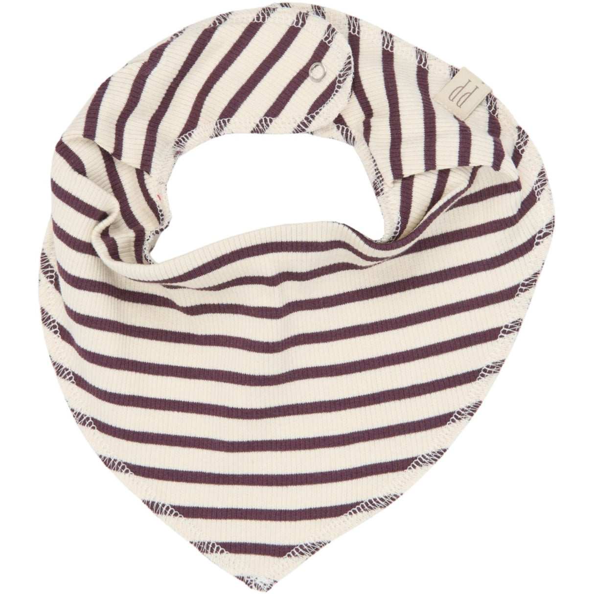 Petit Piao Huckleberry Striped Ppsky Bib 2-Pack