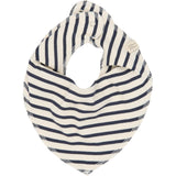 Petit Piao Navy Blazer Striped Ppsky Bib 2-Pack