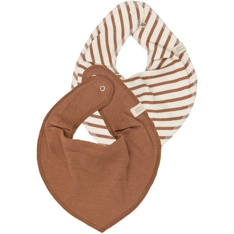 Petit Piao Rawhide Striped Ppsky Bib 2-Pack