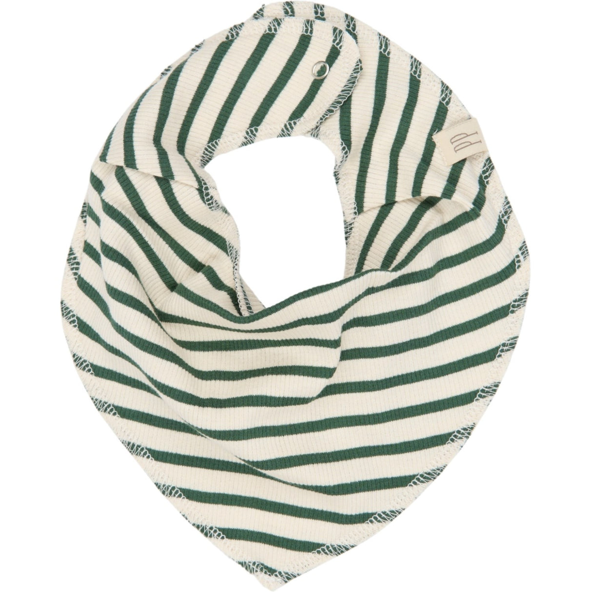 Petit Piao Navy Blazer Striped Ppsky Bib 2-Pack