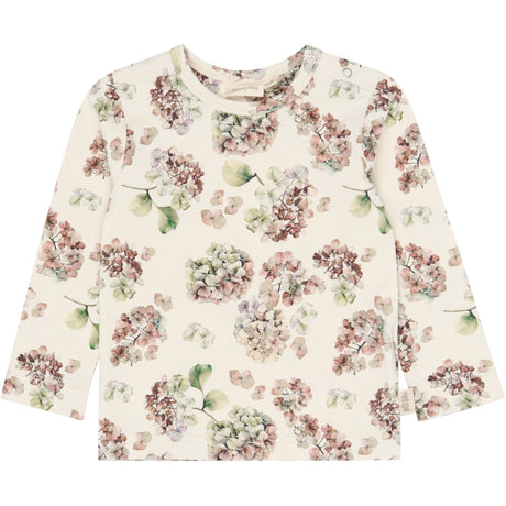 Petit Piao Eggnog Hydranger Aop Ppstar Blouse