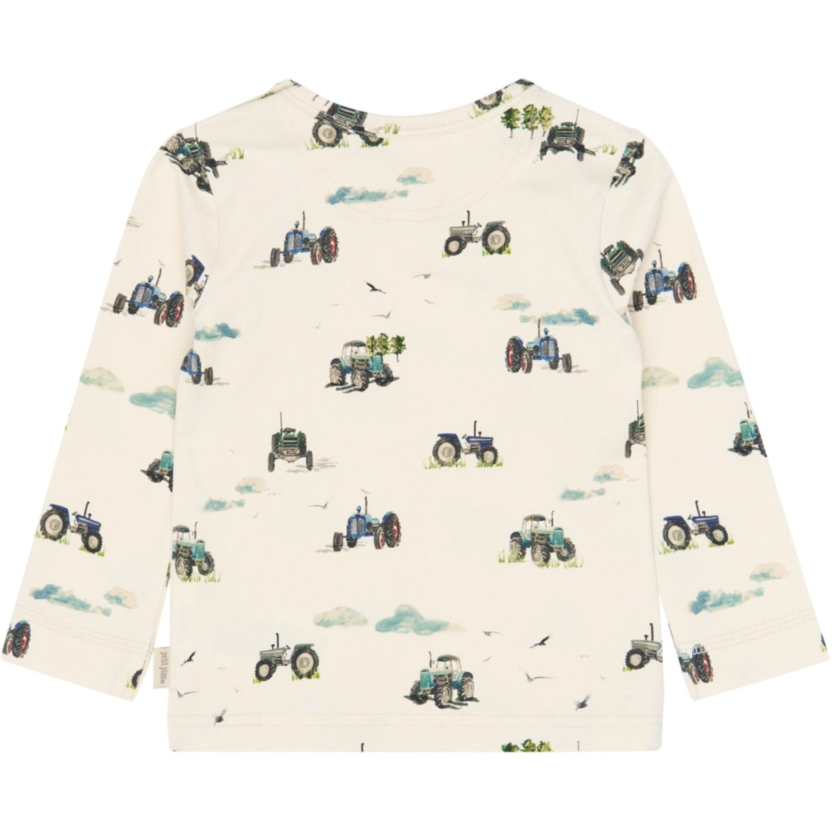Petit Piao Eggnog Tractor Aop Ppstar Blouse