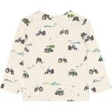 Petit Piao Eggnog Tractor Aop Ppstar Blouse