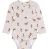 Petit Piao Gray Morn Fox Aop Ppstar L_S Body