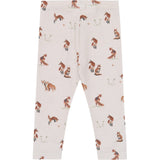 Petit Piao Gray Morn Fox Aop Ppstar Leggings