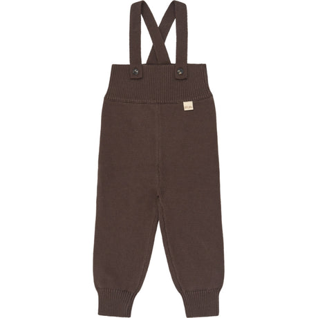 Petit Piao Chestnut Ppdag High Strap Knit Pants