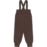 Petit Piao Chestnut Ppdag High Strap Knit Pants