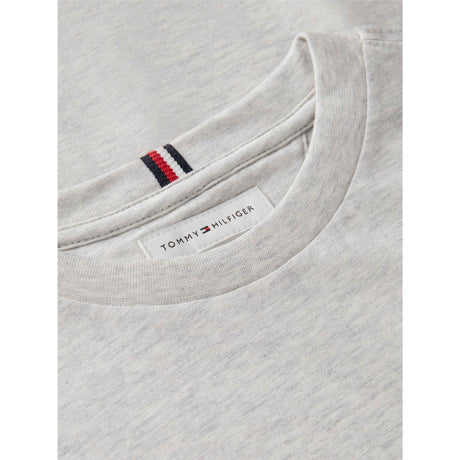 Tommy Hilfiger Grey Heather Essential Cotton Reg Fit Tee Ss