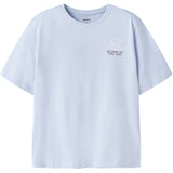 Name It Sheer Blue Nkfkatelin Ss Nreg Top Pb