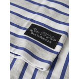 Name It Light Grey Melange Deep Ultramarine Nkmkristian Ss Nreg Top Pb