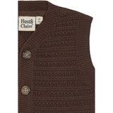 Hust & Claire Brown Stone Perry Buttons