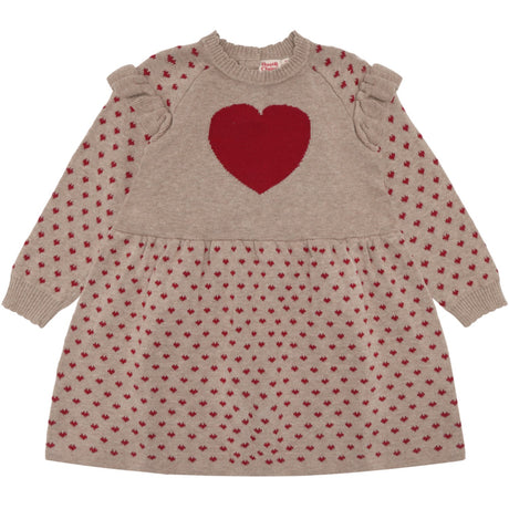 Hust & Claire Biscuit Knit Dress Hearts