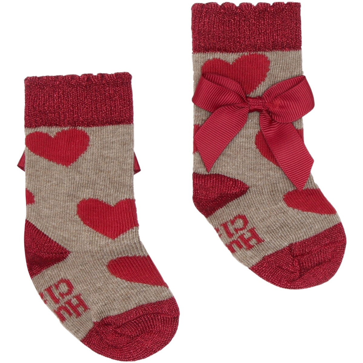 Hust & Claire Biscuit Melange Florie High Socks