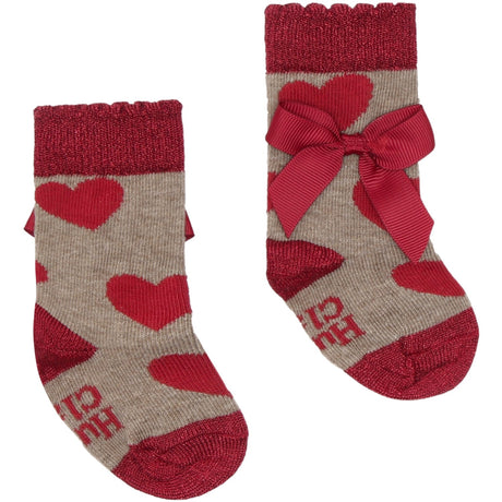 Hust & Claire Biscuit Melange Florie High Socks