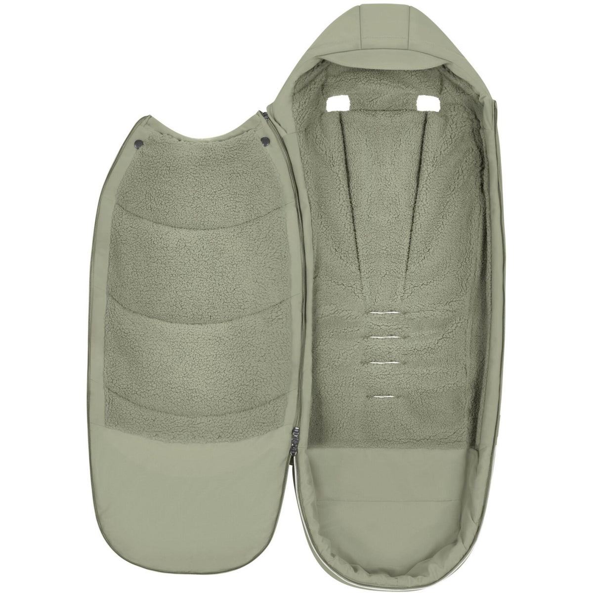 Cybex Sage Green/Mid Green Platinum Footmuff