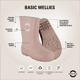 Mikk-Line Adobe Rose Wellies Solid