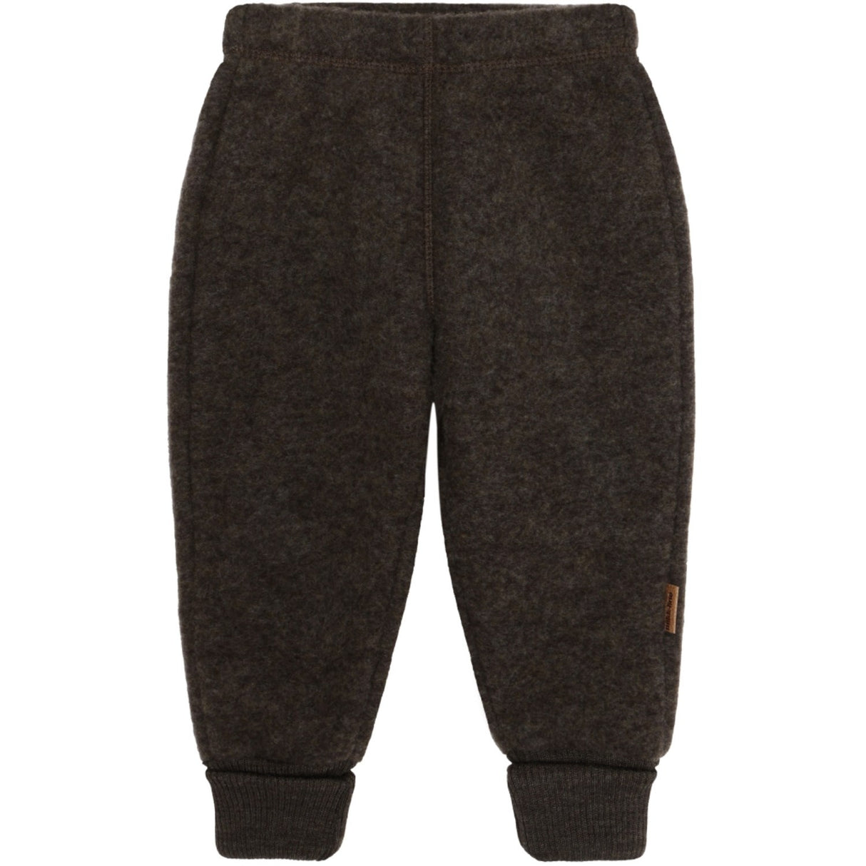 Mikk-Line Dark Brown Melange Wool Pants