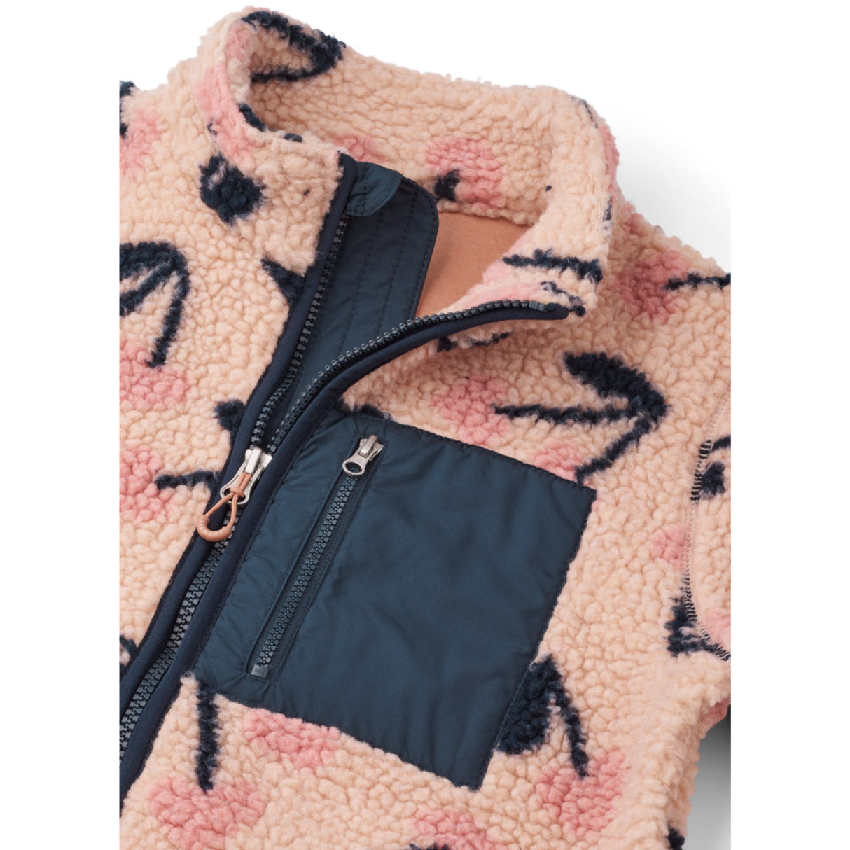 LIEWOOD Mega Cherry Heart / Rosey Nolan Pile Jacket