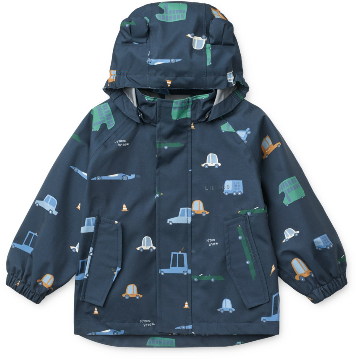 LIEWOOD Cars / Classic Navy Manu Rainwear Set